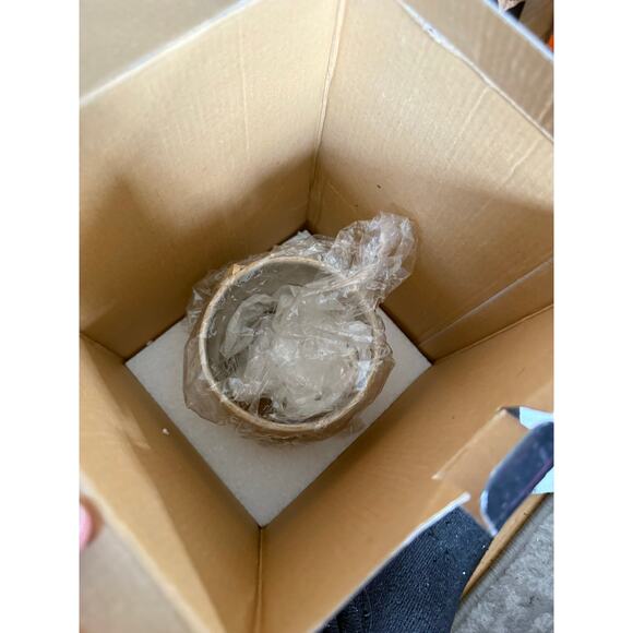 VTG Halloween Ceramic Candle Lamp witch casts a spooky glow with original box - Picture 8 of 10